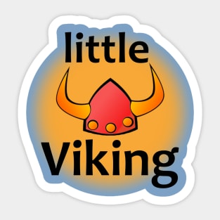 Viking helmet for little vikings Sticker